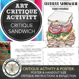 Art Classroom Decor: Critique Poster, Handout, Activity, M