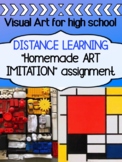 Visual Art Project - ART IMITATION for high school!