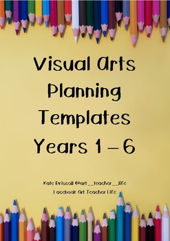 Preview of Visual Art Project Templates Years 1 - 6