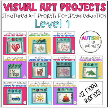 Preview of Visual Art Projects (Level 1) - For Preschool Autism & Special Education
