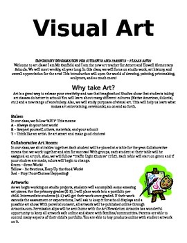 Preview of Visual Art Syllabus