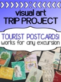 Visual Art Trip Project - TOURIST POSTCARDS! works for any trip