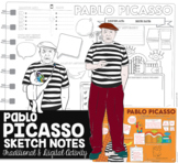Visual Art Webquest Activity:Pablo Picasso Sketch Notes fo
