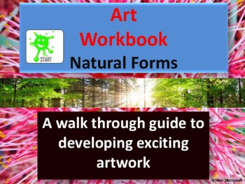 Preview of Visual Art Worksheets Workbook. Elementary and Middle School. Nature