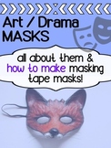 Visual Art and Drama - Mask Making HOW TO Powerpoint