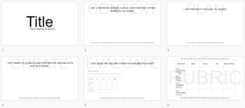 Preview of Visual Arts Standards Based Design Process