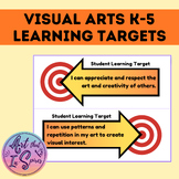 Visual Arts: Student Learning Targets - I Can Statements