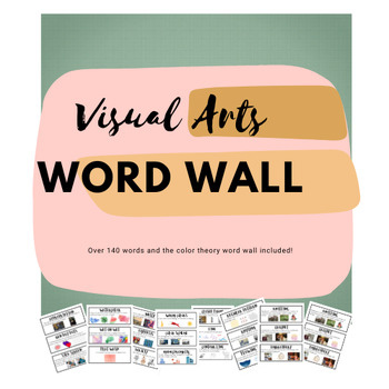 Preview of Visual Arts Word Wall