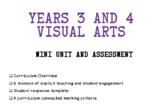 Visual Arts Year 3 & 4 Hass Integrated Mini Unit & Assessm