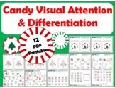 Visual Attention Printable Activities:  Christmas Candy