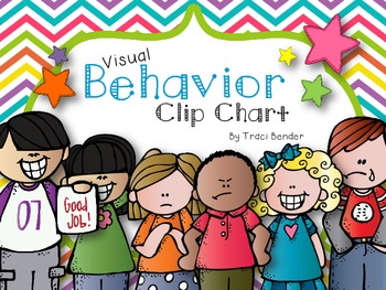Visual Behavior Clip Chart 2 {Chevron Brights} | TpT