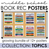 Visual Book Recommendation Posters - Middle School - Topic