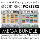 Visual Book Recommendation Posters Middle School Topics/Ge
