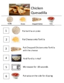 Chicken Quesadilla ADL Cooking Visual Recipe