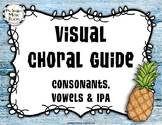 Visual Choral Guide for Vowels & IPA Wall {Beach}