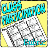 Simple Visual Class Participation and Behavior Rubric