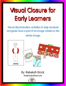 Preview of Visual Closure: 3 Activities to Develop Visual Perception