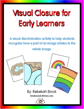 Preview of Visual Closure for Early Learners: Recognizing Part to Whole