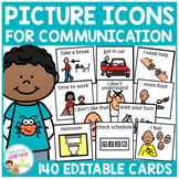 Visual Communication Picture Icons Set 2 Schedule Cards 14
