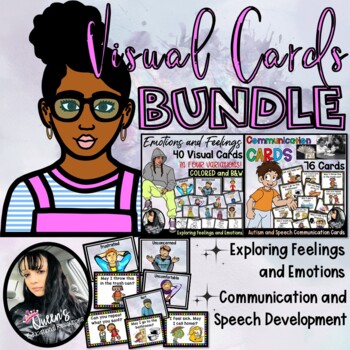 Preview of Communication and Emotion Cards BUNDLE  (for Autistic and Special Needs Kids)