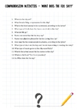 Visual Comprehension question bundle