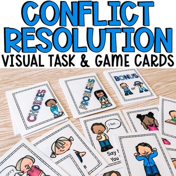 Preview of Conflict Resolution Game and Cards for Lower Elementary