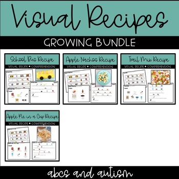 Preview of Visual Cooking Recipes Bundle GROWING!!