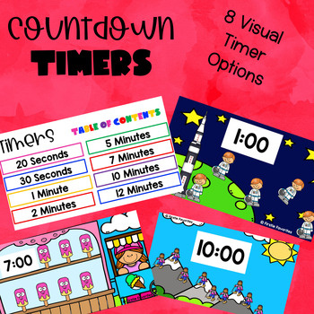 Preview of Visual Countdown Timers - 8 Options