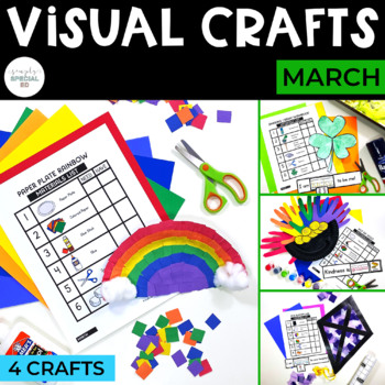 Preview of Visual Crafts | March | St. Patrick's Day | Special Education