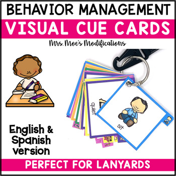 Preview of Visual Cue Cards {English and Spanish version} |  Visual Directions