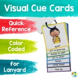 Visual Cue Cards | Behavior Management Cards for Lanyard