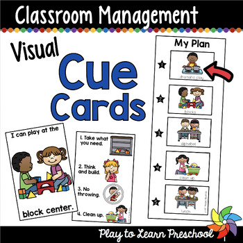 Preview of Visual Cue Cards for the Early Childhood Classroom