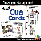 Visual Cue Cards Center Rules Classroom Management Preschool PreK