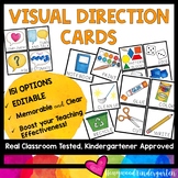 Visual Direction Cards - kids SEE the visual directions & 