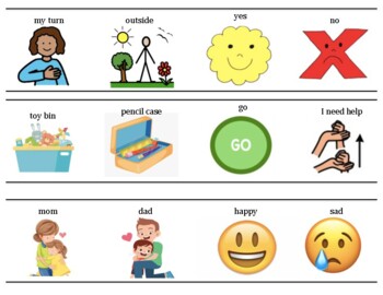 Preview of Visual Cues for Nonverbal Students