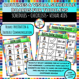 Visual Daily Schedule Cards Daily Routine Posters Nonverba