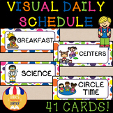 Visual Daily Schedule for Pre-K, Kindergarten & Elementary