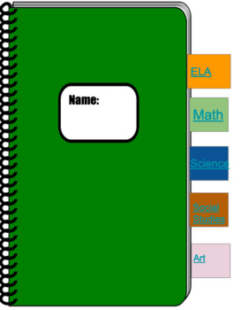 Preview of Visual Digital Notebook of helpful Elementary Online Resources
