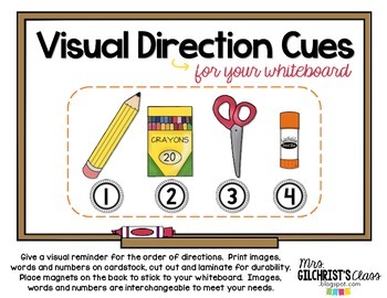 Preview of Visual Direction Cues For Your Whiteboard