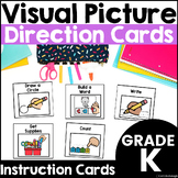 Visual Picture Direction Cards Following Directions Visual