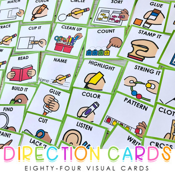 Preview of Visual Direction / Instruction Cards