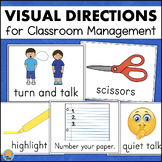 Following Directions Cards Visual Supports and Prompts