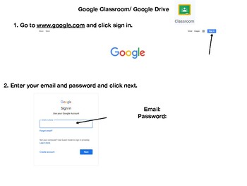 Google Classroom Login Directions