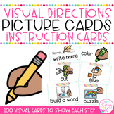 Visual Directions | Visual Directions Picture Cards | Visu