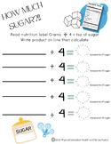 Visual Discovery how much sugar is in your food! Calculate