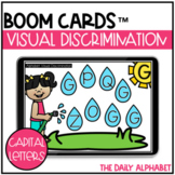 Visual Discrimination (Capital Letters) BOOM CARDS