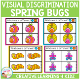 Visual Discrimination Clip Cards: Spring Bugs