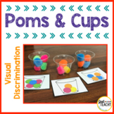 Visual Discrimination Poms and Cups
