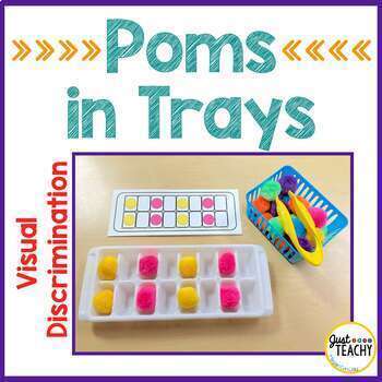 Preview of Visual Discrimination Poms in Trays Fine Motor Activity