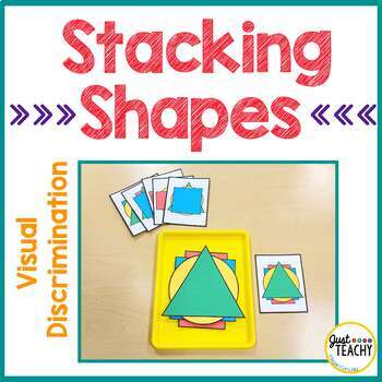 Preview of Visual Discrimination Stacking Shapes